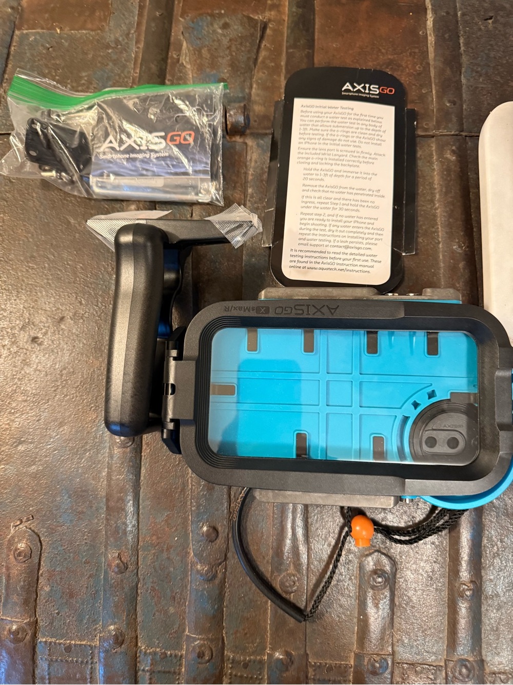 AxisGO XS MAX/XR Water Housing for iPhone XS MAX / XR Electric Blue